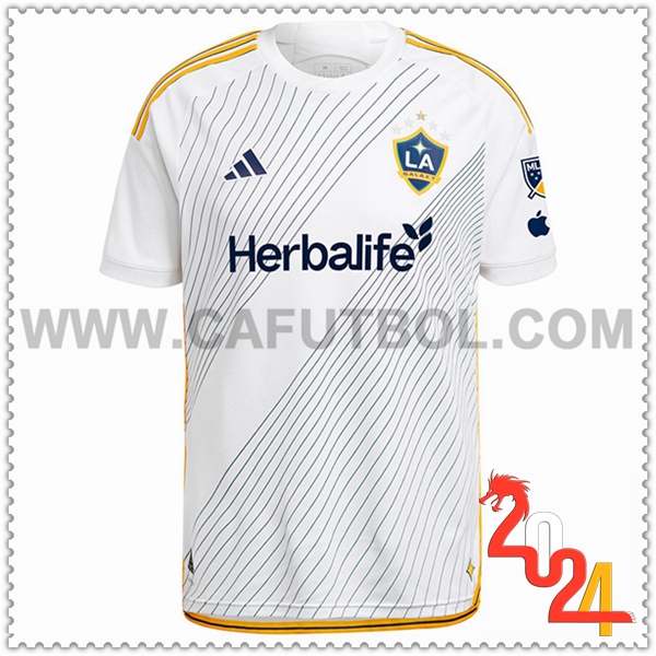 Primera Camiseta Futbol LA Galaxy Blanco 2024 2025