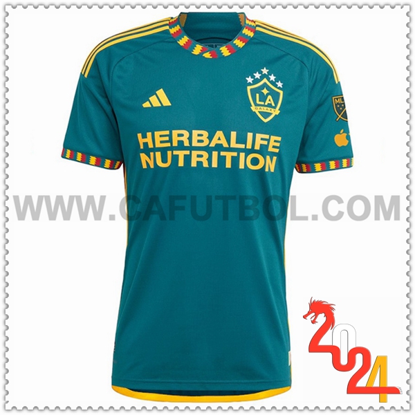 Segunda Camiseta Futbol LA Galaxy Verde 2024 2025