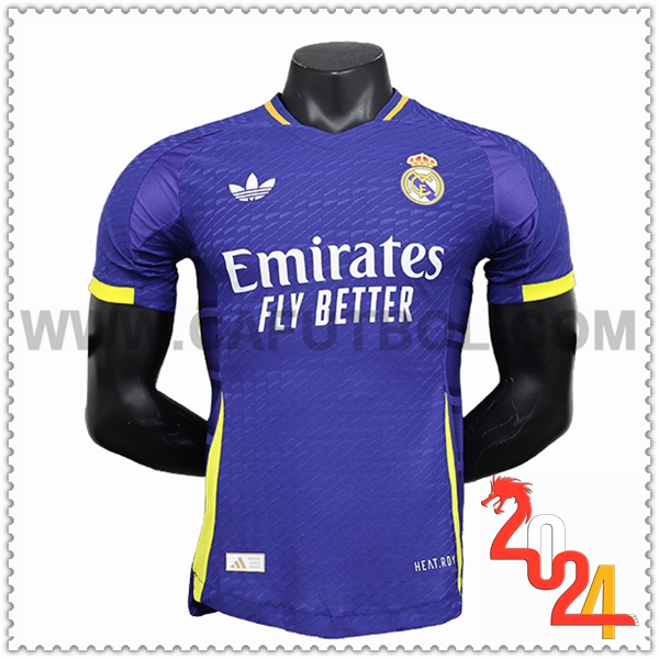 Camiseta Futbol Real Madrid Azul 2024 2025