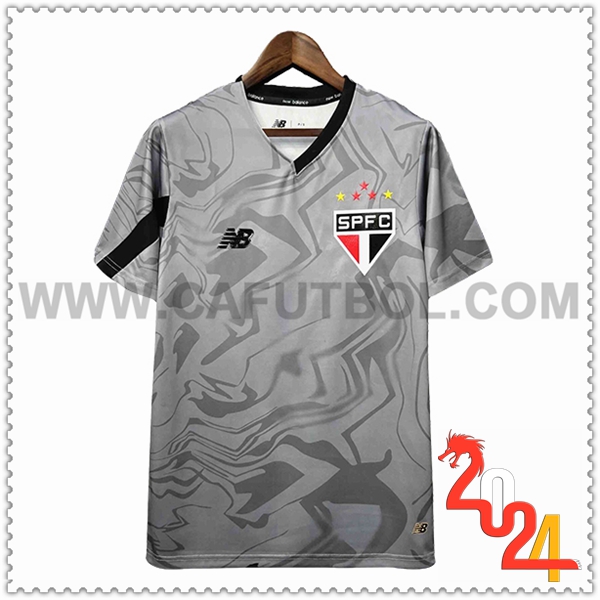 Camiseta Futbol Portero Sao Paulo FC Gris 2024 2025