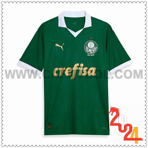 Primera Camiseta Futbol Palmeiras Verde 2024 2025
