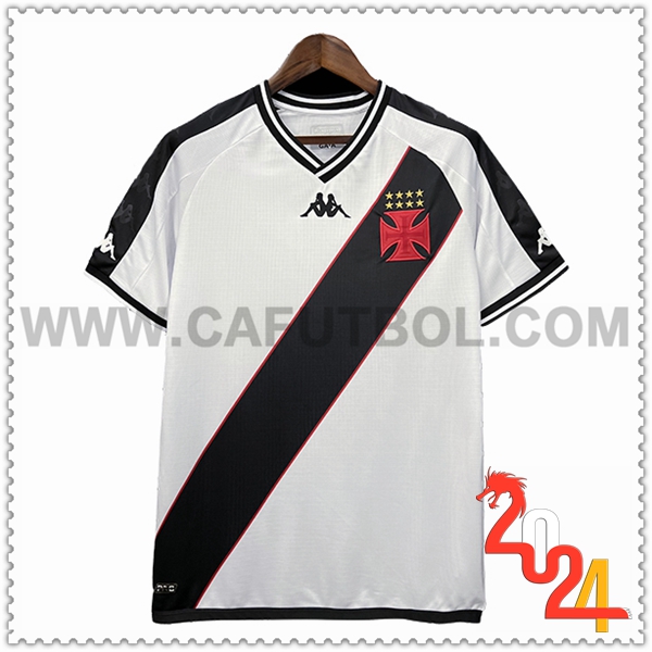 Segunda Camiseta Futbol CR Vasco Da Gama Blanco 2024 2025
