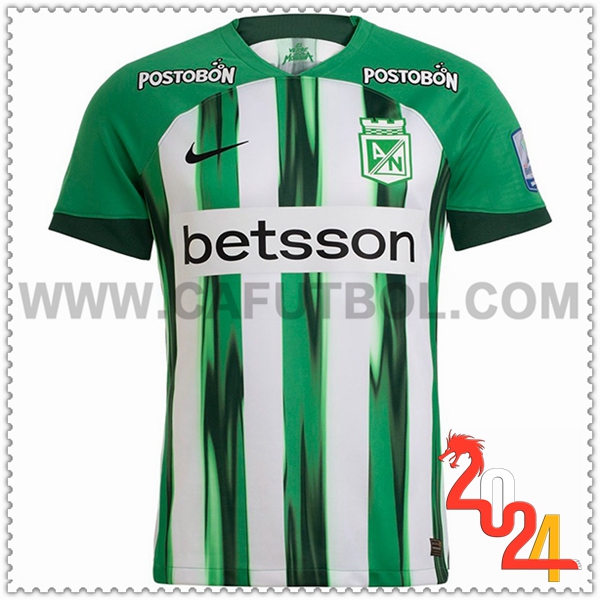 Primera Camiseta Futbol Atletico Nacional Verde Blanco 2024 2025