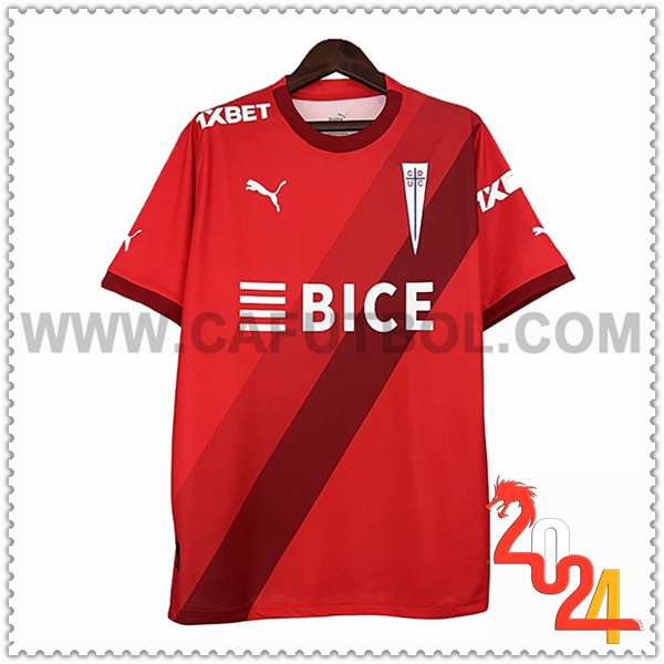 Segunda Camiseta Futbol Deportivo Universidad Catolica Rojo 2024 2025