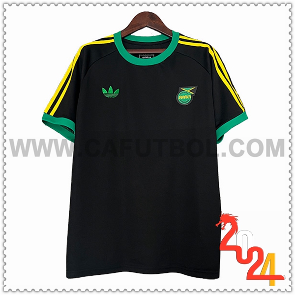 Camiseta Entrenamiento Jamaica Negro/Verde/Amarillo 2024 2025