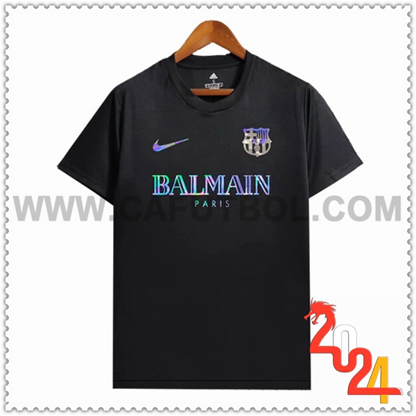 Camiseta Entrenamiento FC Barcelona Negro 2024 2025