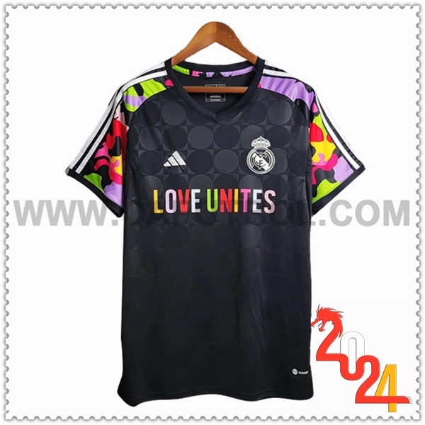 Camiseta Entrenamiento Real Madrid Negro 2024 2025