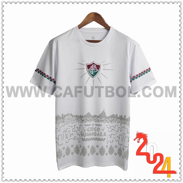 Camiseta Entrenamiento Fluminense Blanco/Gris 2024 2025