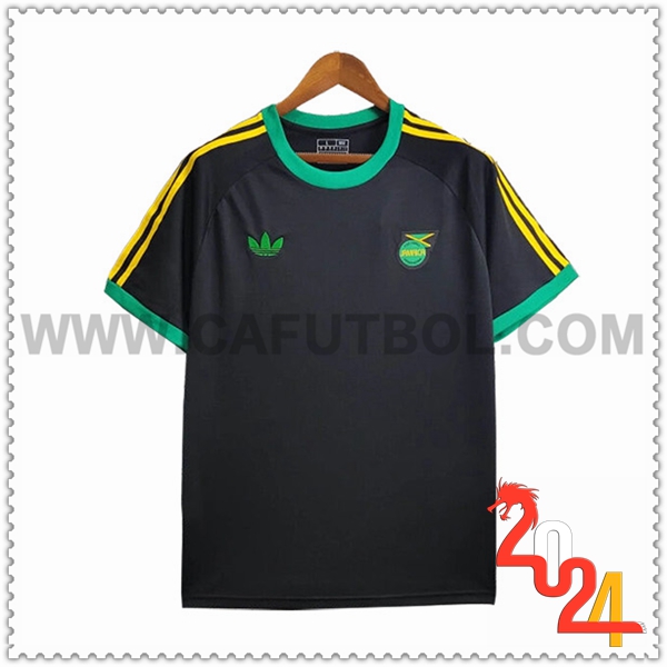 Camiseta Entrenamiento Jamaica Negro/Amarillo/Verde 2024 2025