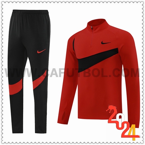 Chandal Futbol Nike Rojo/Negro 2024 2025