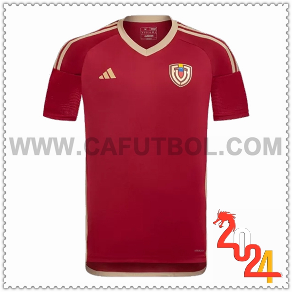 Primera Camiseta Equipo Venezuela Rojo 2024 2025