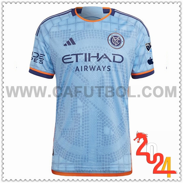 Primera Camiseta Futbol New York City FC Cielo azul 2024 2025