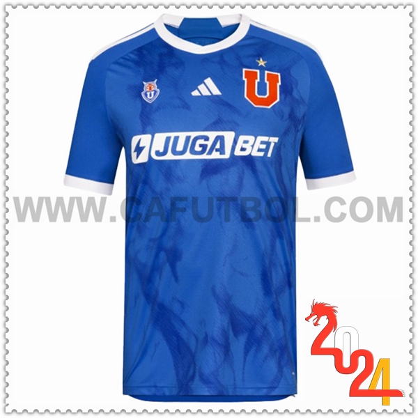 Primera Camiseta Futbol Universidad De Chile Azul 2024 2025