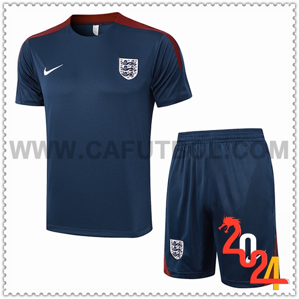 Camiseta Entrenamiento + Cortos Inglaterra Azul marino 2024 2025