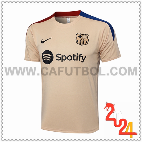 Camiseta Entrenamiento FC Barcelona Amarillo 2024 2025