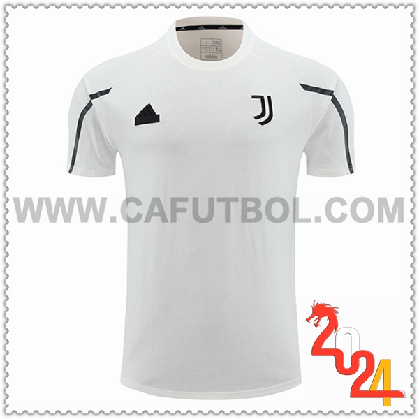 Camiseta Entrenamiento Juventus Blanco/Negro 2024 2025