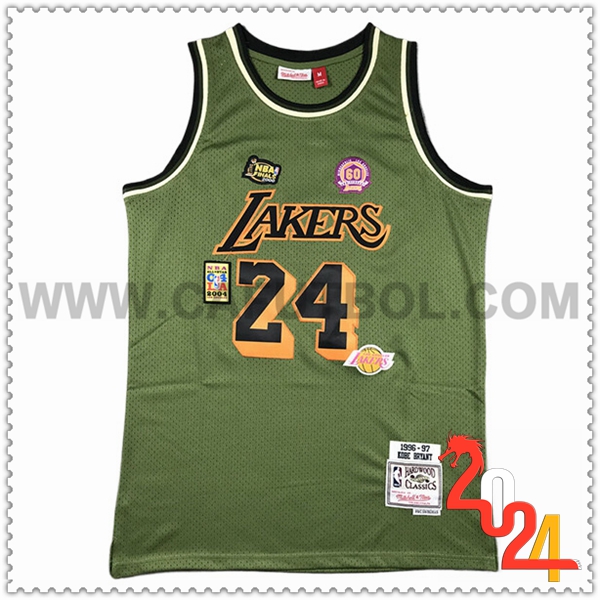 Camisetas NBA Los Angeles Lakers (BRYANT #24) 2024/25 Verde