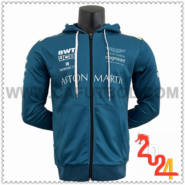 Chaqueta Con Capucha F1 Aston Martin Team Verde 2024