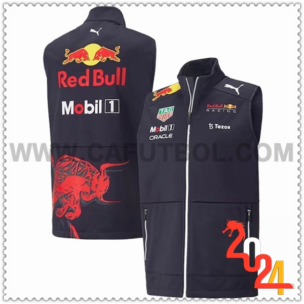 Chaquetas F1 RedBull Racing Team Negro/Rojo 2024