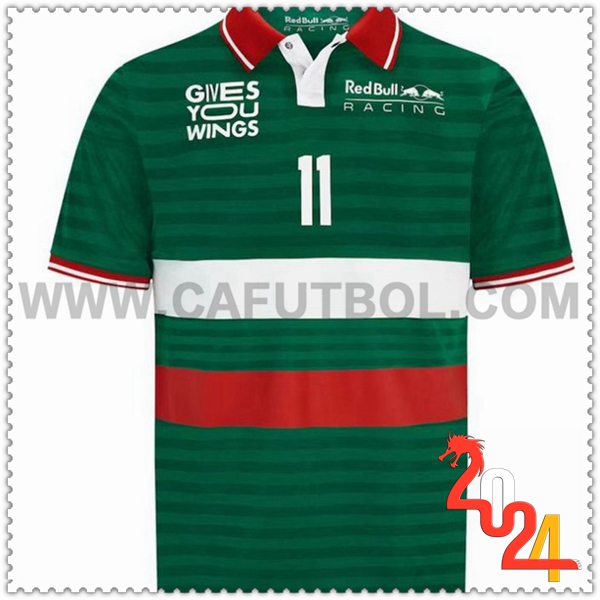 Polo F1 RedBull Racing Team Verde/Rojo/Blanco 2024