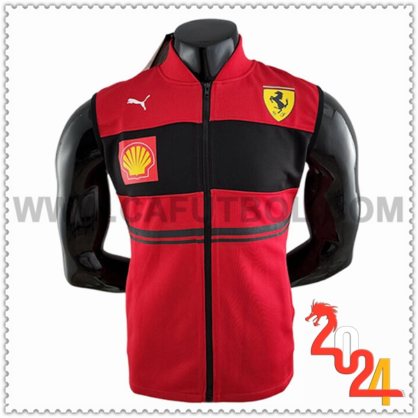 Chaquetas F1 Scuderia Ferrari Team Rojo/Negro 2024