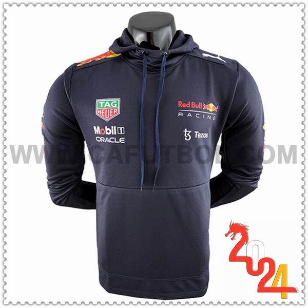 Sudadera Capucha F1 RedBull Racing Team Azul marino 2024