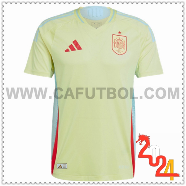 Segunda Camiseta Equipo España AMARILLO 2024 2025