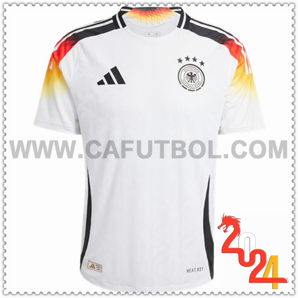 Primera Camiseta Equipo Alemania Blanco 2024 2025