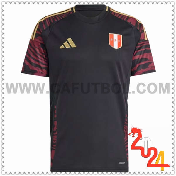 Segunda Camiseta Equipo Perú Negro 2024 2025