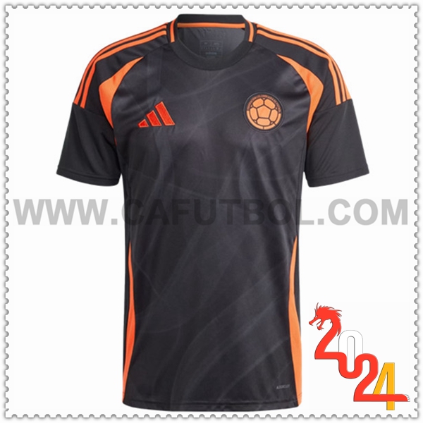 Segunda Camiseta Equipo Colombia Negro 2024 2025