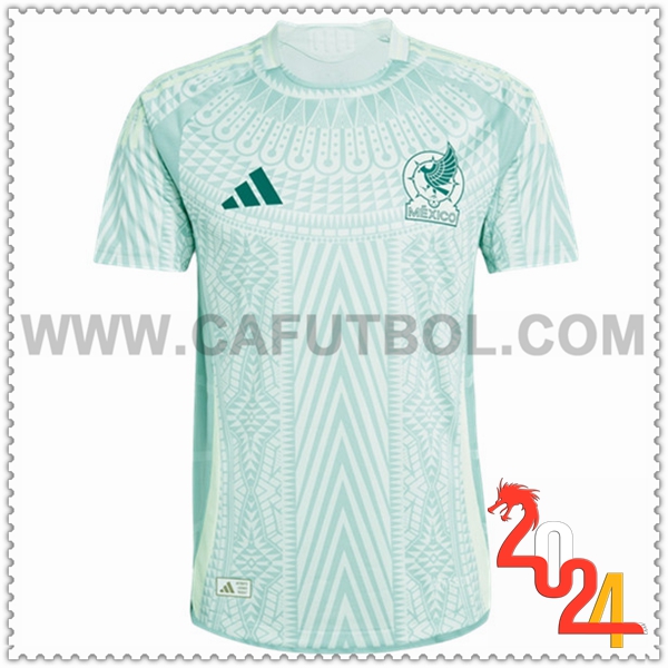 Segunda Nuevo Camiseta Equipo México Verde 2024 2025