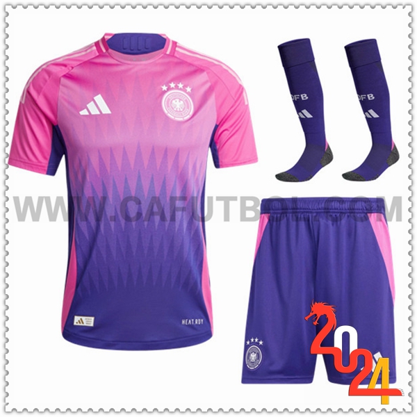 Segunda Equipacion del Alemania Rosa (Pantalones cortos + Calcetines) 2024 2025