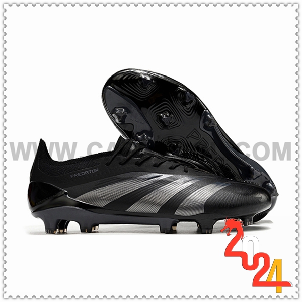 Adidas Botas de Fubol Predator Elite FG Negro/Gris