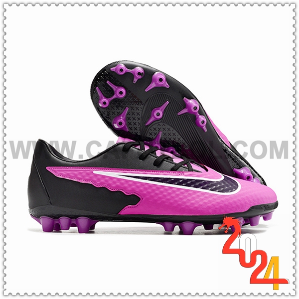 Nike Botas de Fubol Phantom GX Academy AG Violeta/Negro