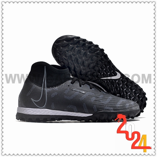 Nike Botas de Fubol Phantom Luna Elite NU TF Negro/Blanco