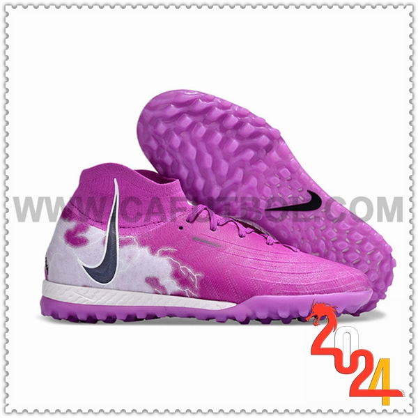 Nike Botas de Fubol Phantom Luna Elite NU TF Violeta/Blanco/Negro