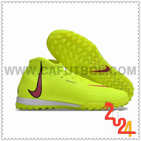 Nike Botas de Fubol Phantom Luna Elite NU TF Amarillo/Rojo