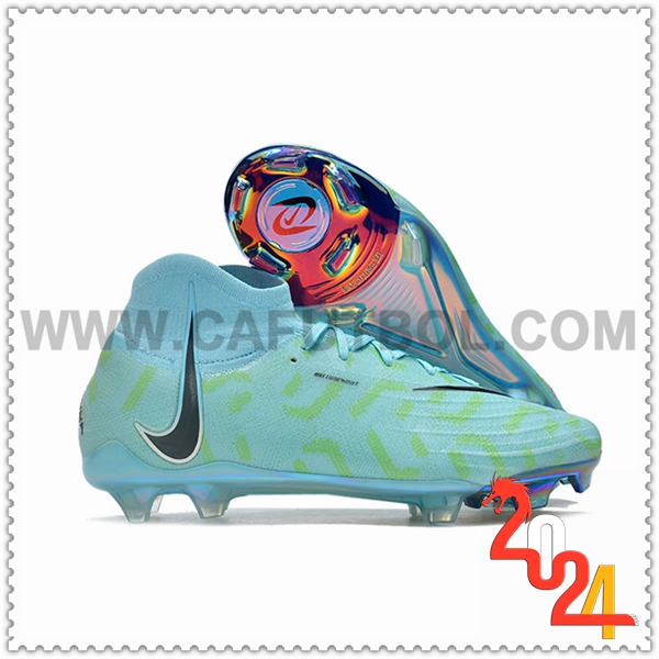 Nike Botas de Fubol Phantom Luna Elite NU FG Azul/Negro