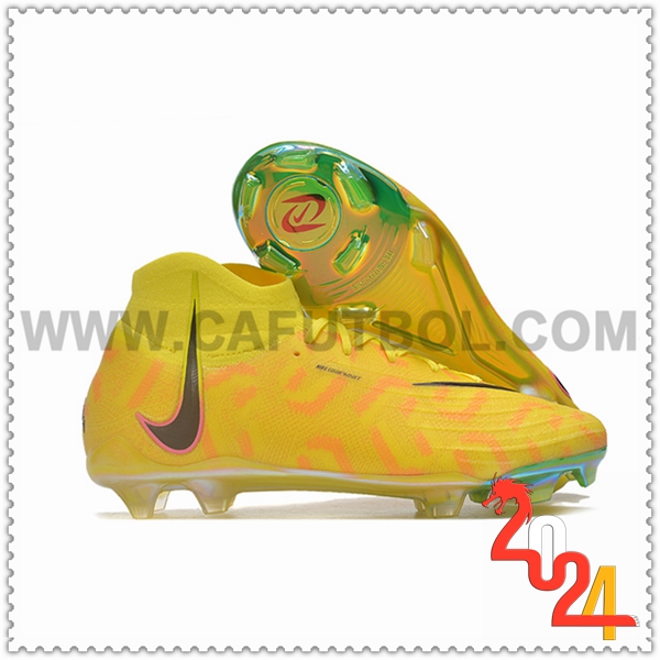 Nike Botas de Fubol Phantom Luna Elite NU FG Amarillo/Negro