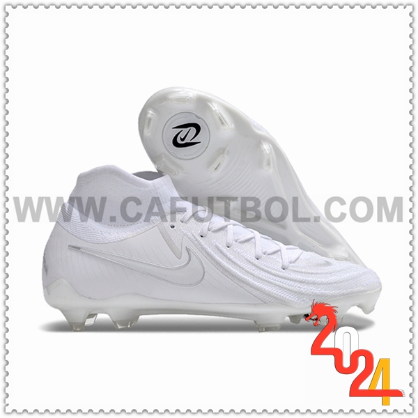 Nike Botas de Fubol Phantom Luna Elite NU FG Blanco -02