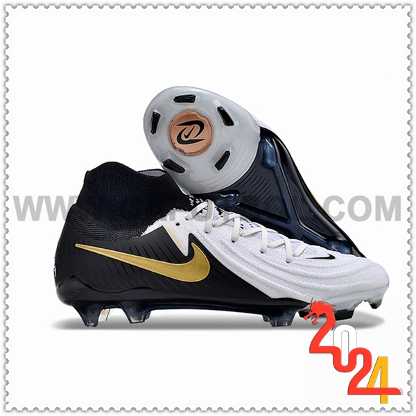 Nike Botas de Fubol Phantom Luna Elite NU FG Negro/Blanco/Amarillo