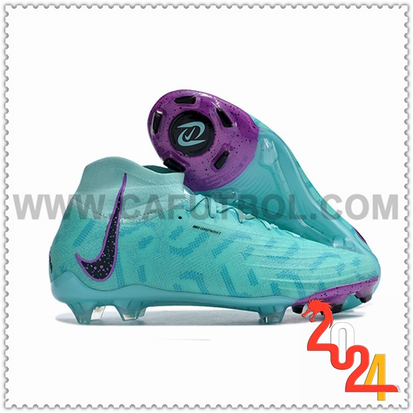 Nike Botas de Fubol Phantom Luna Elite NU FG Azul/Violeta/Negro