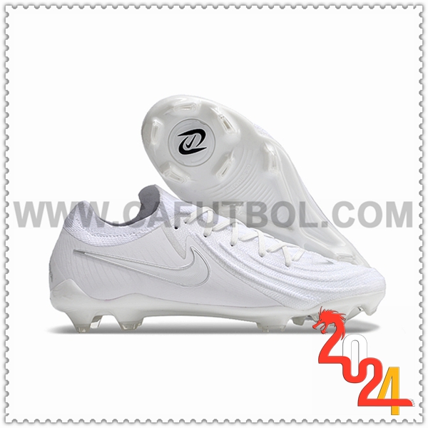 Nike Botas de Fubol Phantom Luna Elite NU FG Blanco -03