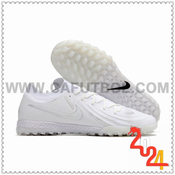 Nike Botas de Fubol Phantom GX II Elite TF Blanco