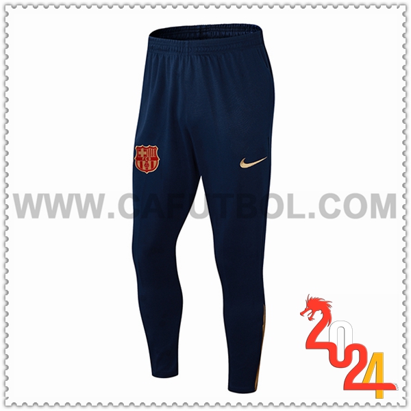 Pantalon Entrenamiento FC Barcelona Azul Oscuro 2024 2025