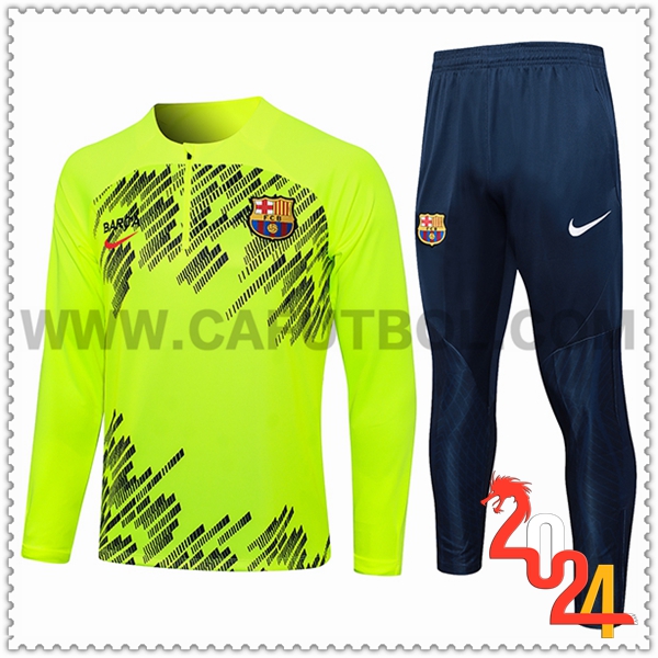 Chandal Futbol FC Barcelona Verde/Negro 2024 2025