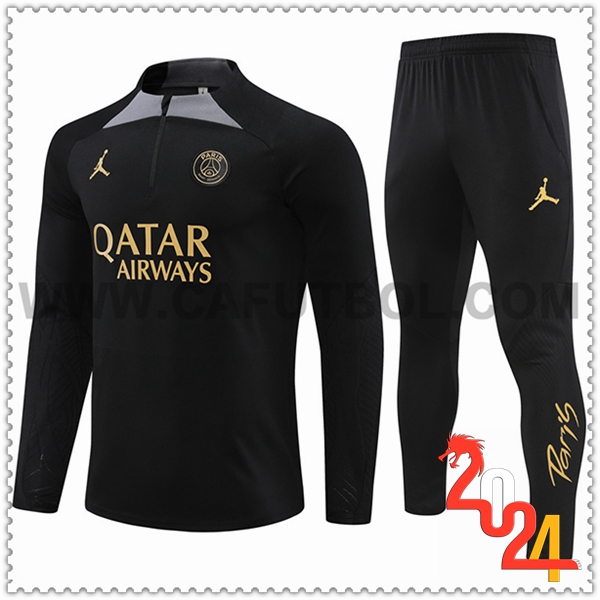 Chandal Futbol PSG Negro 2024 2025