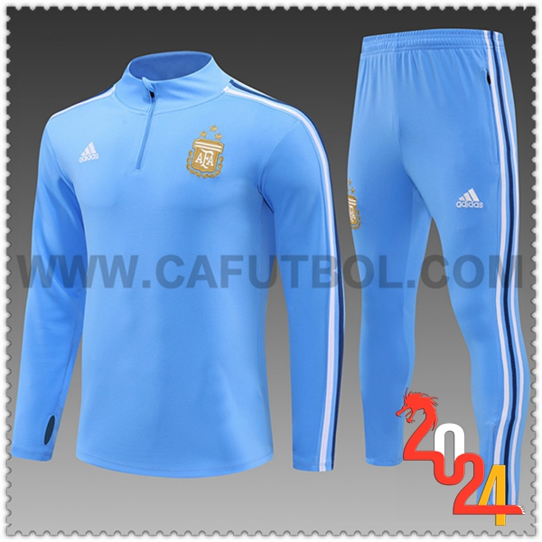 Chandal Futbol Argentina Ninos Azul 2024 2025