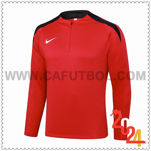 Sudadera Entrenamiento Nike Rojo/Negro 2024 2025 -02