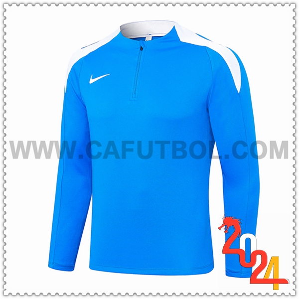 Sudadera Entrenamiento Nike Azul/Blanco 2024 2025 -02